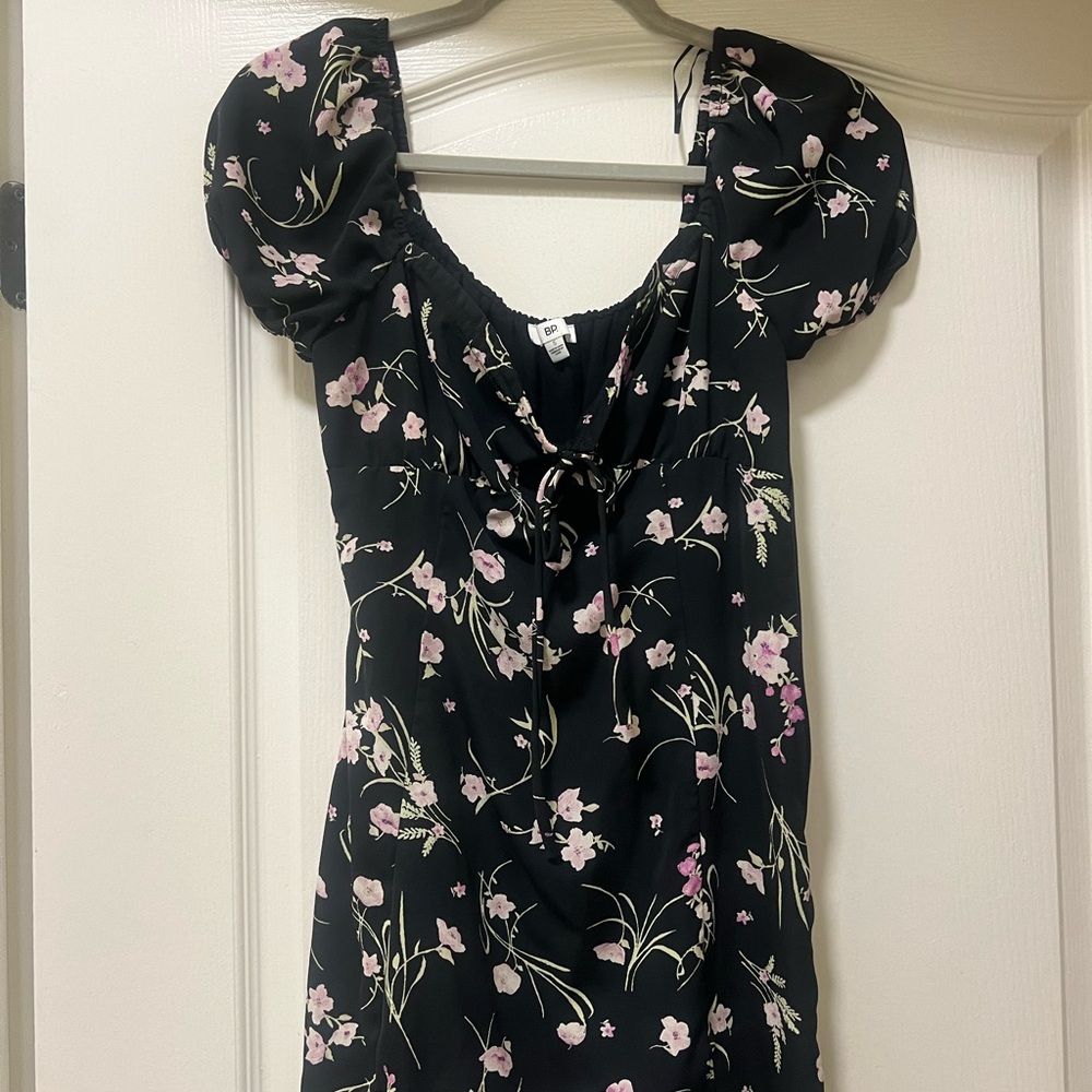 BP Floral Puff Sleeve Dress